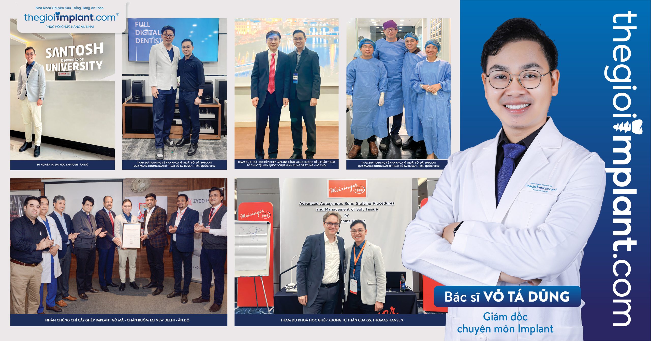 Dr. Vo Ta Dung - Implant Clinical Director at Thegioiimplant Dental Clinic