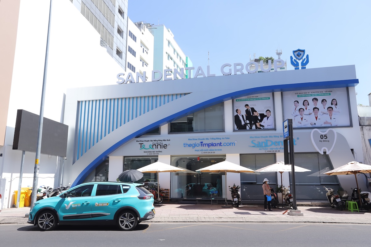 Exterior of Thegioiimplant.com Clinic at No. 5 Ky Dong