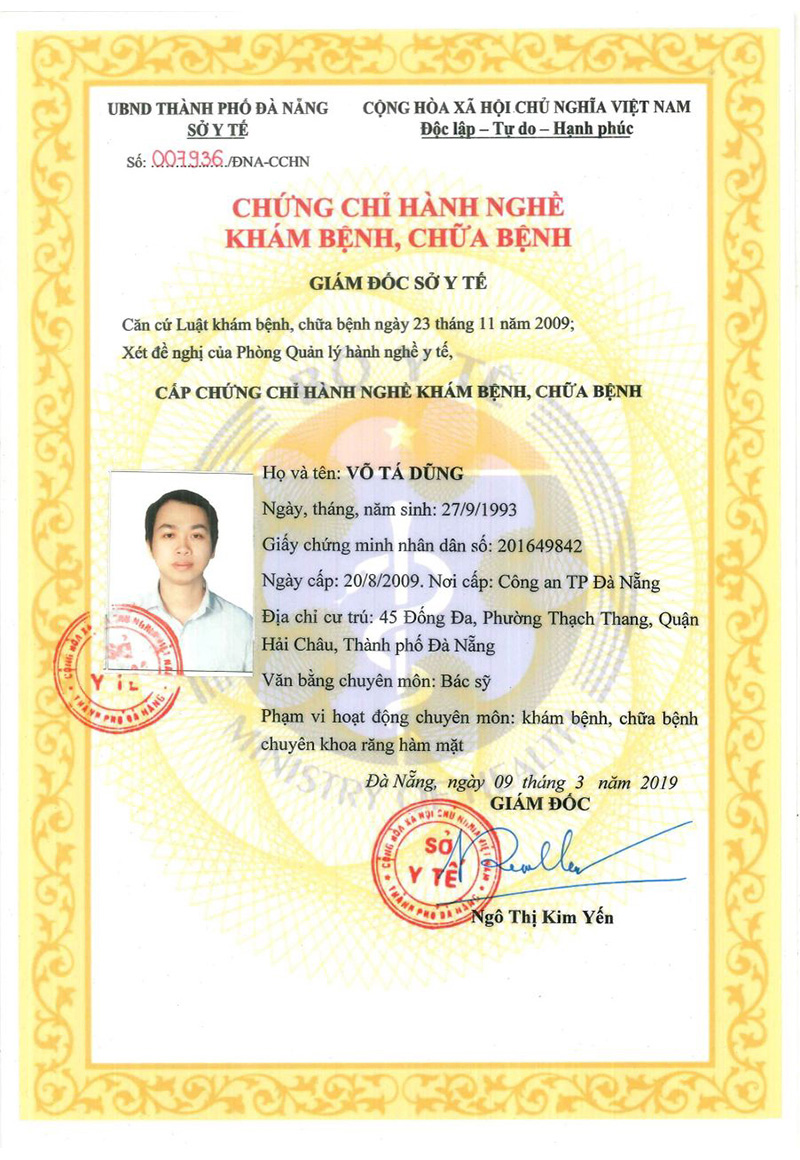 Chứng chỉ 5