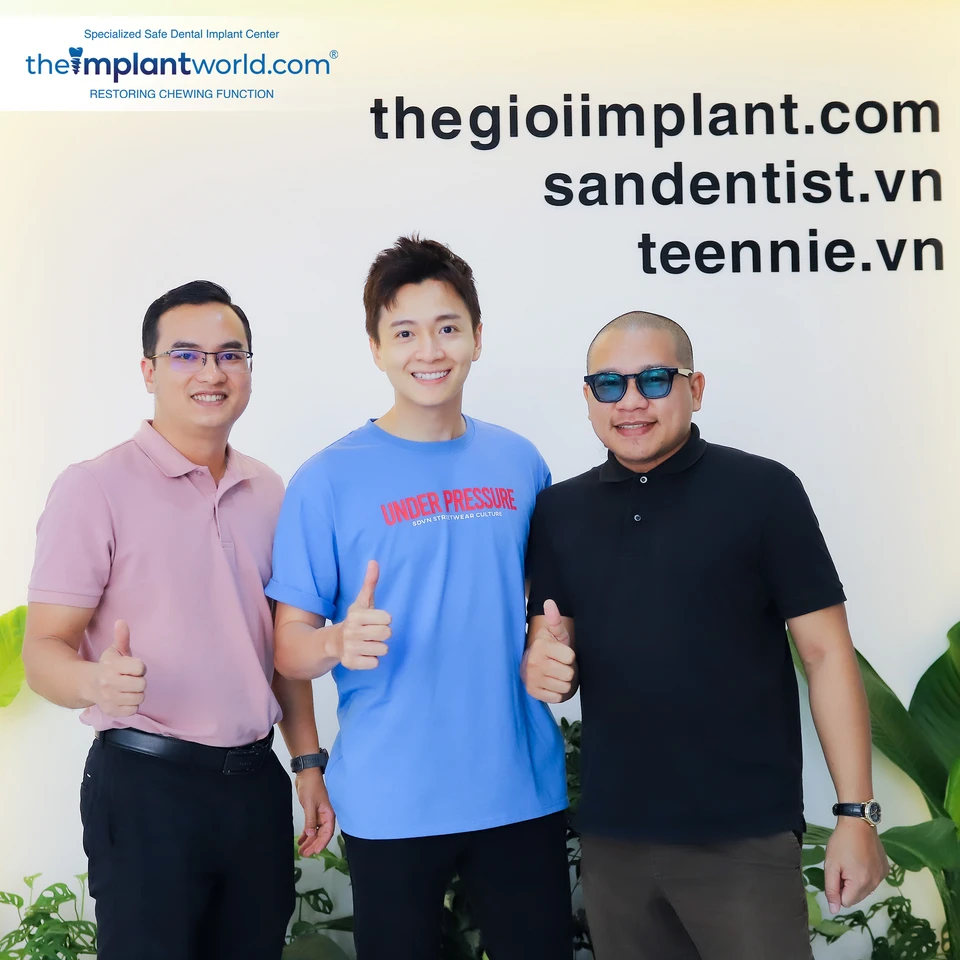 A moment after a successful implant procedure